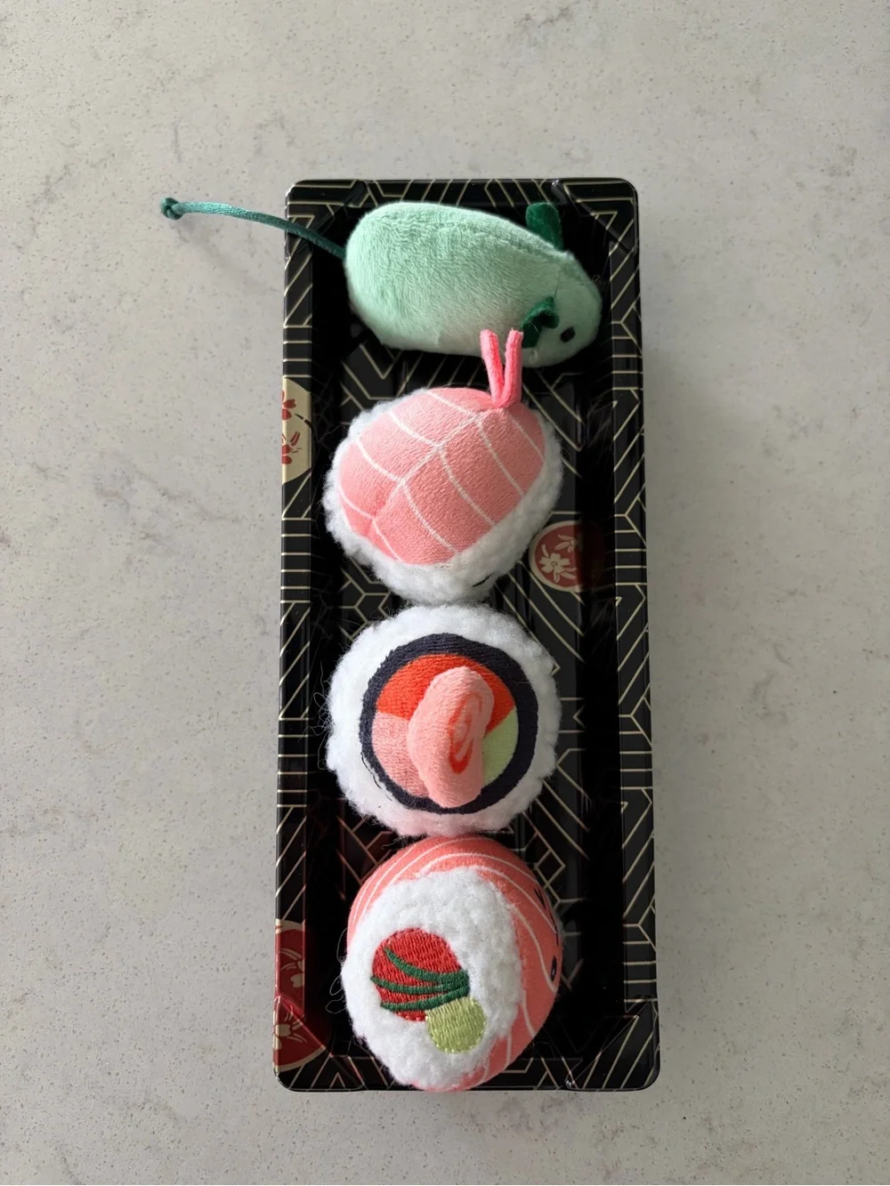 Sushi cat toys & wasabi mouse